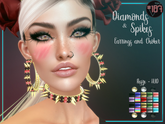 #187# Diamonds & Spikes BOX (Add Me)