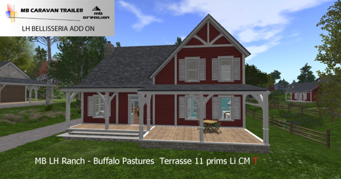 MB LH Ranch - Buffalo Pastures  Terrasse box