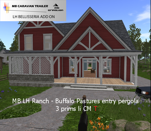 MB LH Ranch - Buffalo Pastures entry pergola box