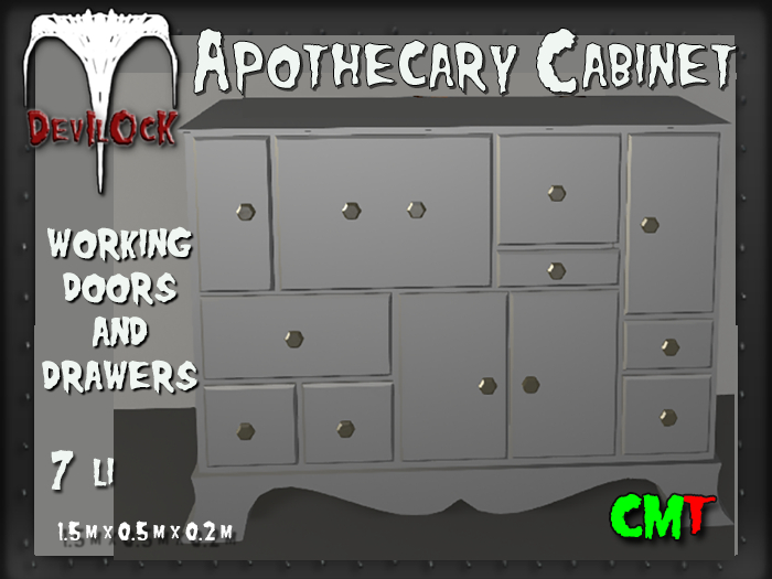 DEVILOCK - Apothecary Cabinet (ADD TO UNPACK)