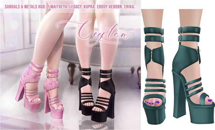 Luas Ceylon Sandals Teal