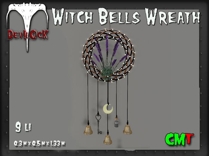 DEVILOCK - Witch Bells Wreath (ADD TO UNPACK)