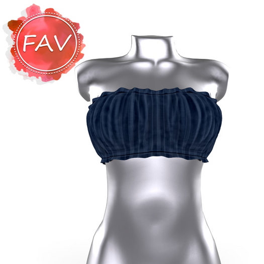 Navy Ruffle Top Maitreya Legacy