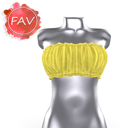 Yellow Ruffle Top Maitreya Legacy