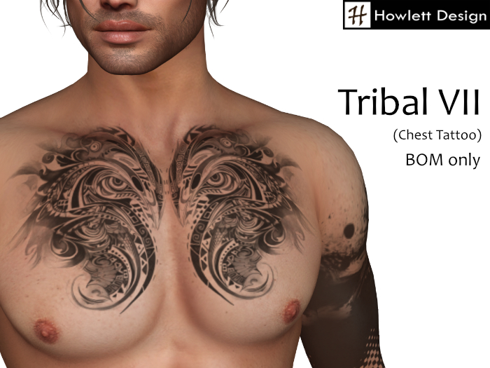 [HDesign] Tribal VII (Chest Tattoo)