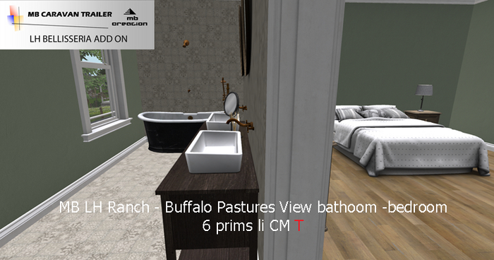 MB LH Ranch - Buffalo Pastures  bathoom -bedroom box