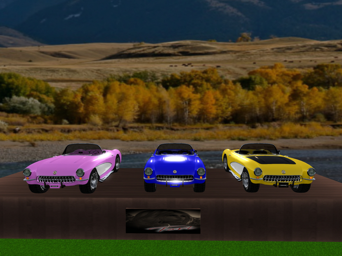 1956 Vette 3 colors Boxed