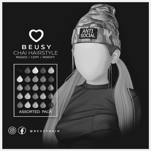 Beusy: Chai Hair + Beanie / DEMO
