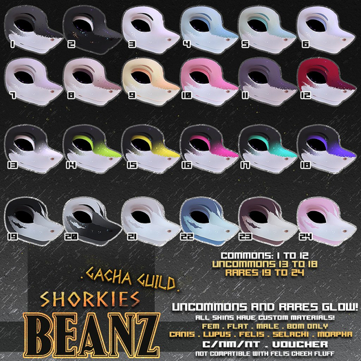 //BEANZ - SHORKIE - RARE 021