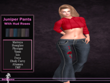 Juniper Pants With Hud Roses