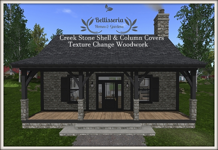 Second Life Marketplace - BH&G Creek Stone Stone Shell & Shutters ...
