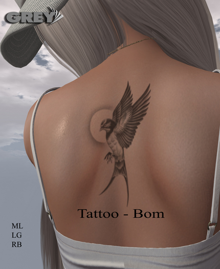 GREY - Tattoo -Swallow