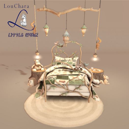 LouChara Little Wunz Woodland Wonder Bedroom 