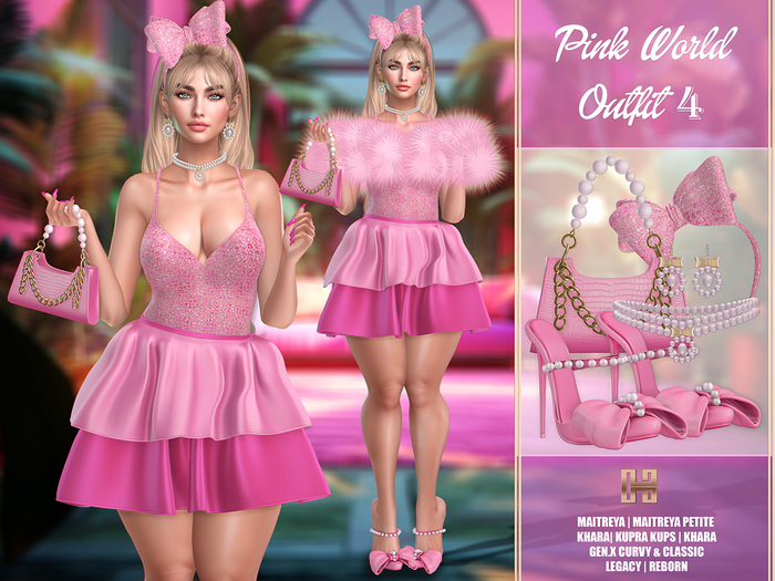 [hh] Pink World Outfit 4