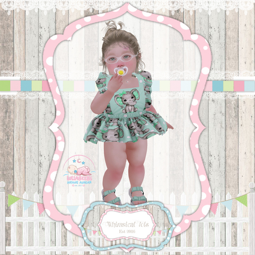 {WT} LB Ellie Sunsuit Green {Wear Me}