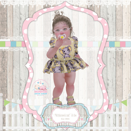 {WT} LB Ellie Sunsuit Yellow {Wear Me}