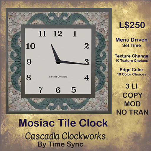 Mosiac Tile Clock
