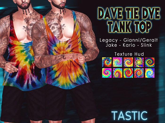 Tastic-Dave Tie Dye Tank Top