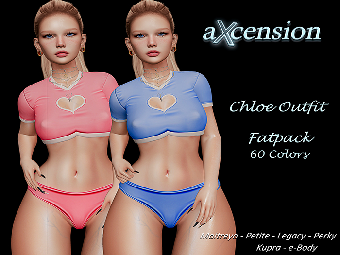 aX: Chloe Outfit 60 Colors FatPack