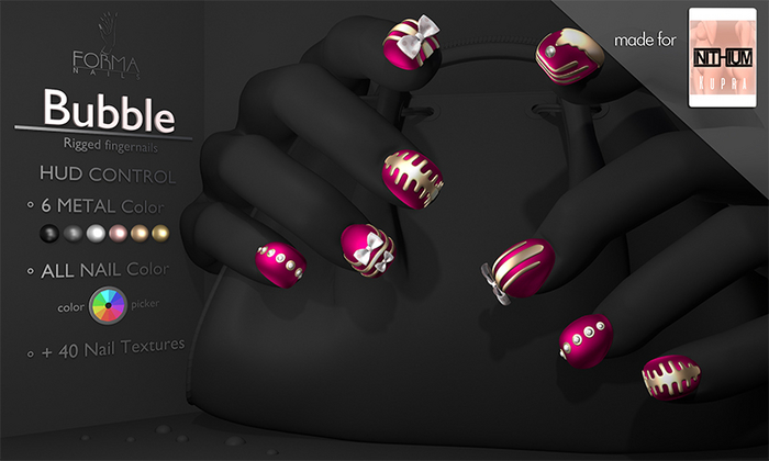 [FORMANAILS] NAILS - | Kupra Nails | - | Bubble NAILS | Bento Nails | Rigged Nails