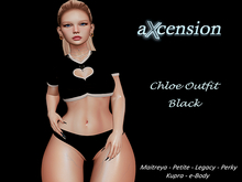 aX: Chloe Outfit Black