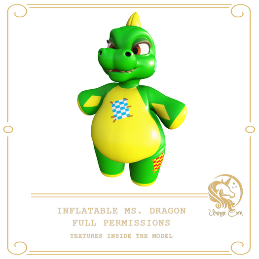 Full Perm Inflatable Ms. Dragon