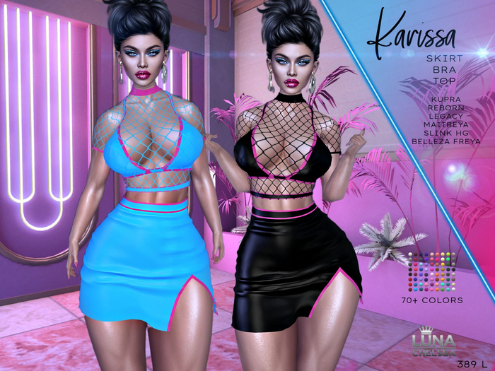 Fatpack,Karissa Outfit,Skirt,Fishnet,Fishnet,Fishnet,Fish net,Net,Mini Dress,