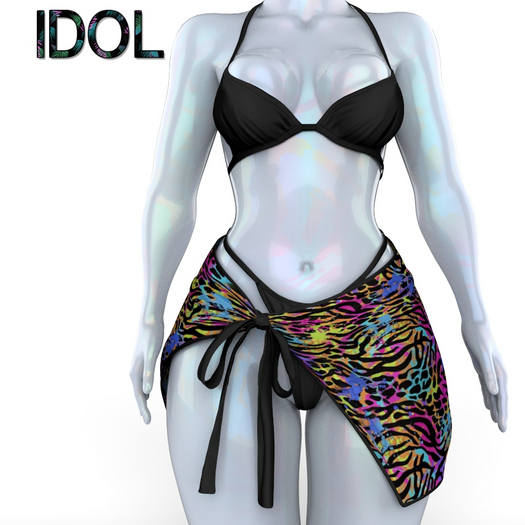 Summer Bikini With Sarong