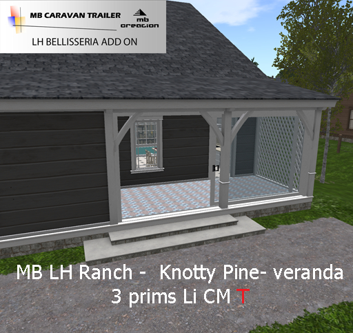 MB LH Ranch -  Knotty Pine- veranda box