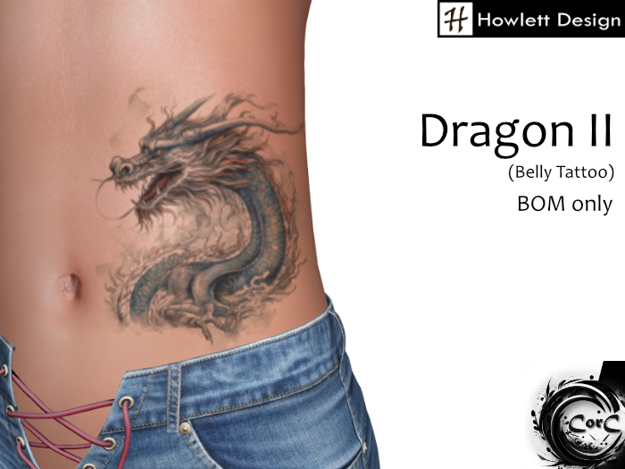 [HDesign] Dragon II (Belly Tattoo)