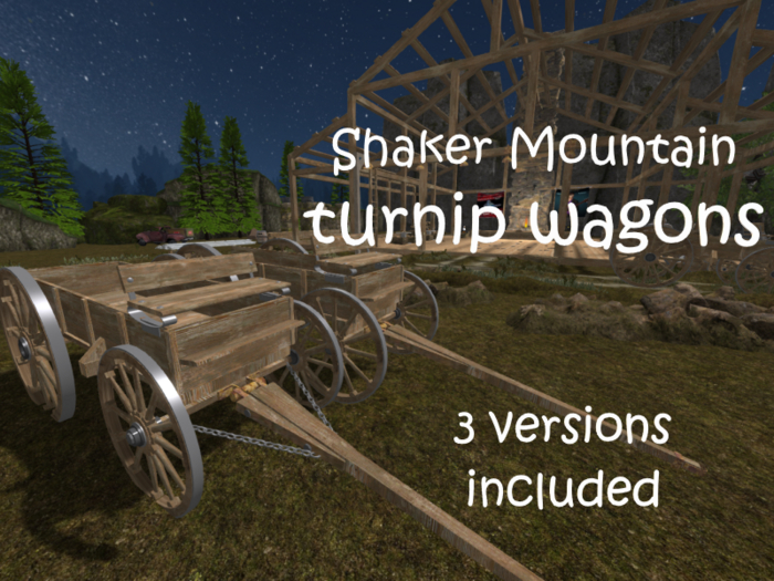 Shaker Mountain Turnip Wagon Set