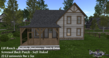 LH Ranch - Buffalo Pastures/Buffalo Paddy Screen Porch - Beech Trim ~SLDM~