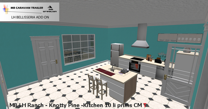 MB LH Ranch - Knotty Pine -Kitchen box