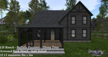 LH Ranch - Buffalo Pastures/Buffalo Paddy Screen Porch - Ebony Trim ~SLDM~