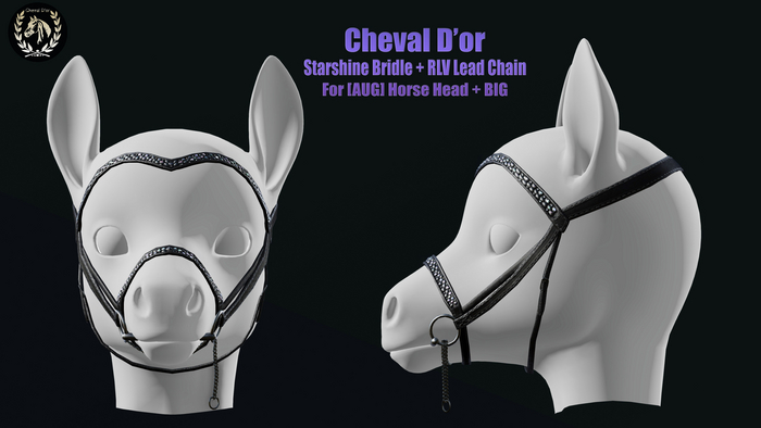 Cheval D'or / Herby August Horse Head / Starshine Bridle.