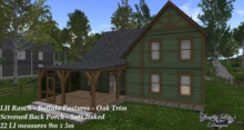 LH Ranch - Buffalo Pastures/Buffalo Paddy Screen Porch - Oak Trim ~SLDM~