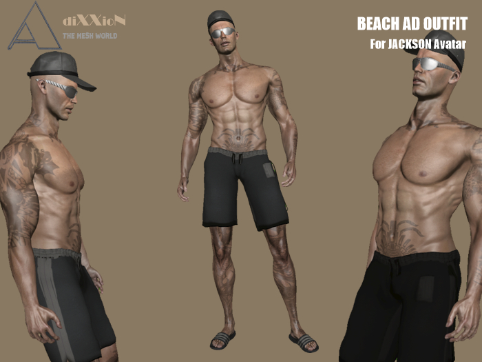 Beach Outfit / Jackson Avatar