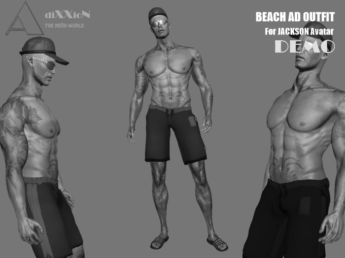 Beach Outfit / Jackson Avatar DEMO