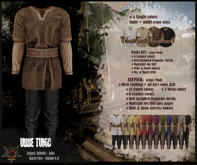//RKS// Tunic Ubbe - Brown