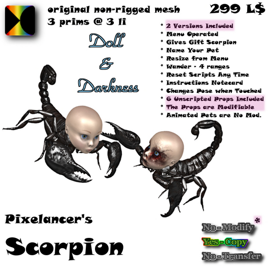 Pixelancer ~ Scorpion ~ Doll & Darkness