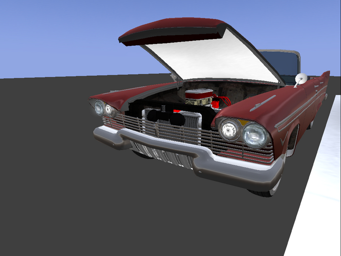 57 P Belv Convertible Red & White [Boxed]