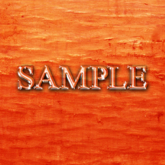 Zoy Texture [ BARKSTRIPPED 02 ] Orange
