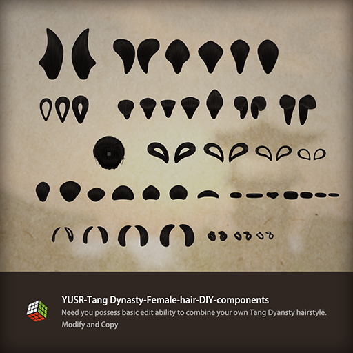 YUSR-Tang Dynasty-Female-hair-Dev Kit