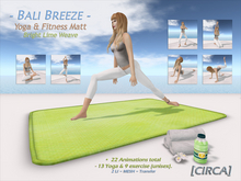 [CIRCA] Pkg - "Bali Breeze" Yoga/Fitness Matt - B-Lime SLHD
