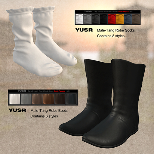 YUSR-Male-Tang Robe Boots-Socks-Fatpack