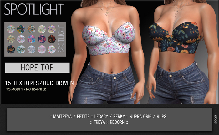 SPOTLIGHT - HOPE TOP FLORALS GG