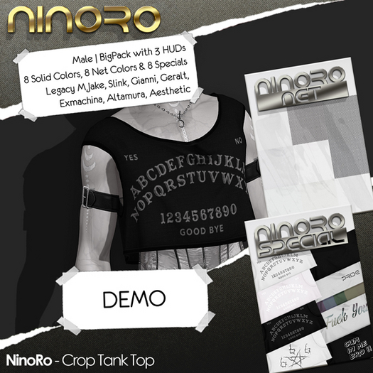 NinoRo - Crop Tank - DEMO | Croptop |
