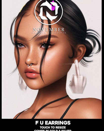 Nov-F.U Earrings (G)