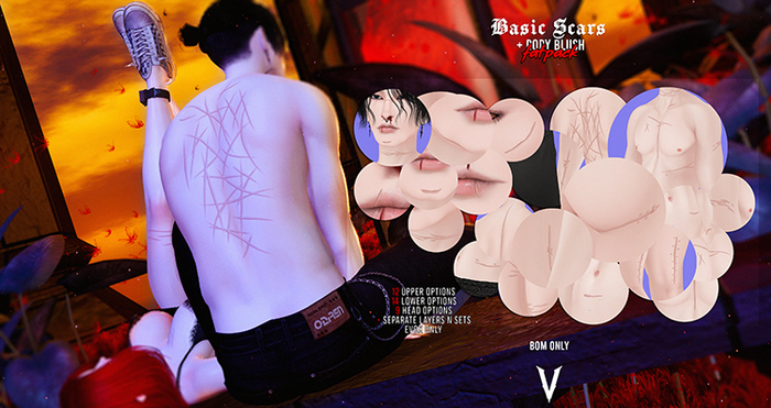 VIENA. Basic Scars & BodyBlush Fatpack {Add me}