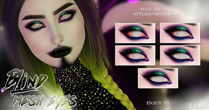 Viena. Blind Mesh Eyes Pack {Add me}